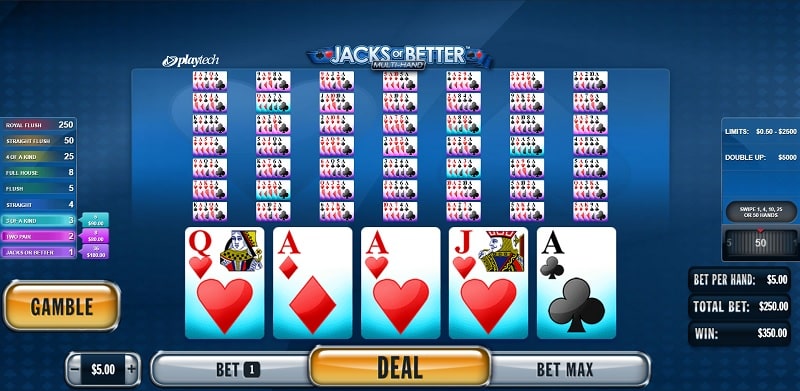 Playtech - Jacks or Better Video Poker