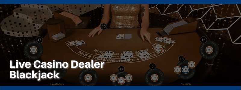 Live Casino Dealer Blackjack